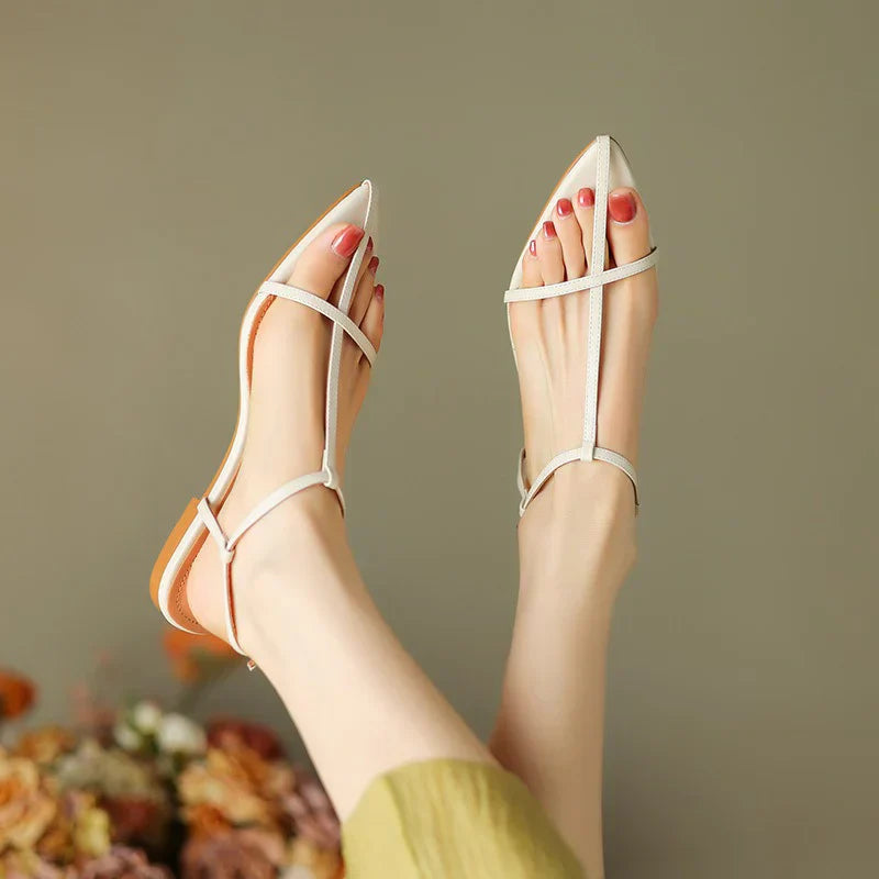 Alden & Archer™| Laney Elegant Flat Sandals