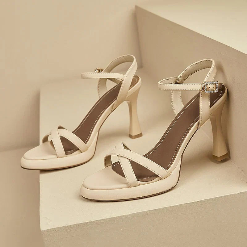 Alden & Archer™| Andy Open Stiletto Heeled Sandals