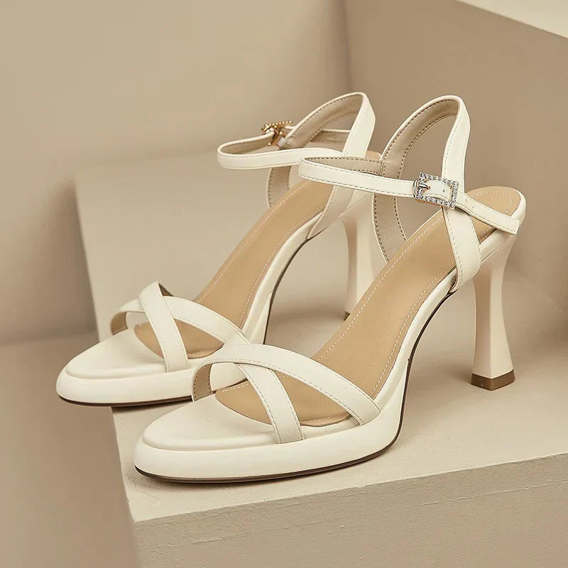 Alden & Archer™| Andy Open Stiletto Heeled Sandals