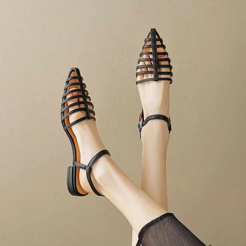 Alden & Archer™ | Kiara Elegant Flat Sandals