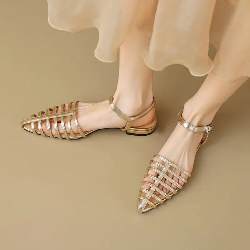 Alden & Archer™ | Kiara Elegant Flat Sandals