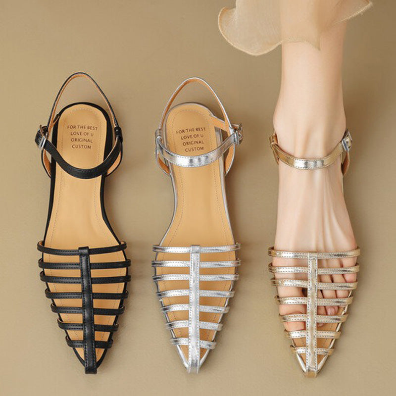 Alden & Archer™ | Kiara Elegant Flat Sandals