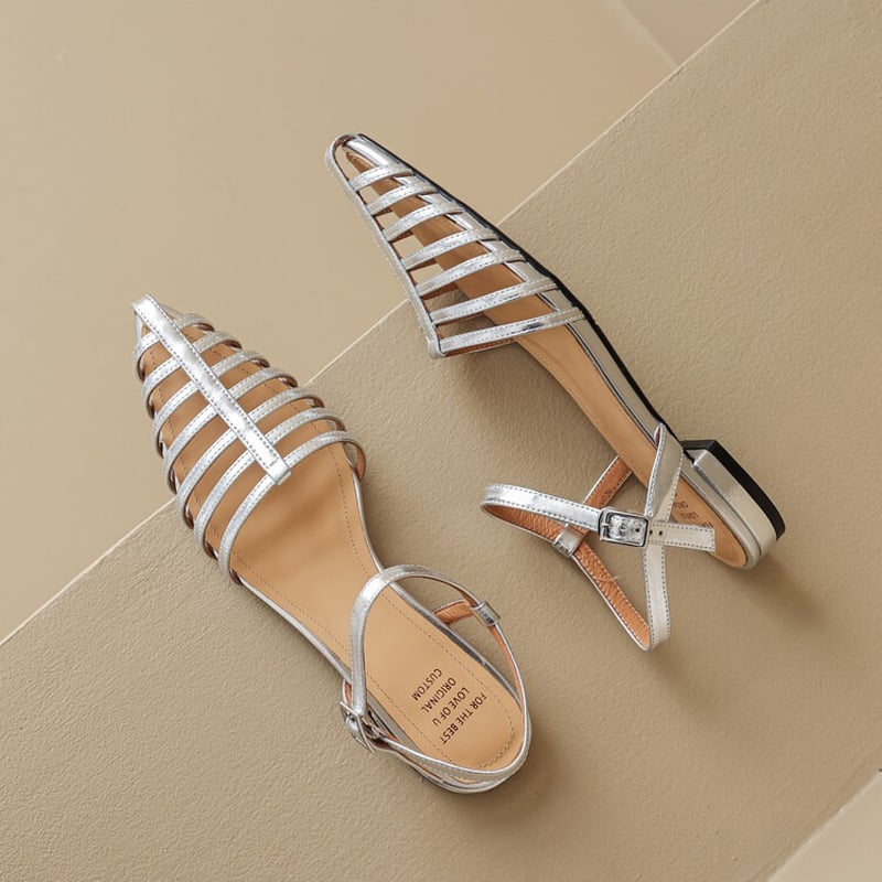 Alden & Archer™ | Kiara Elegant Flat Sandals