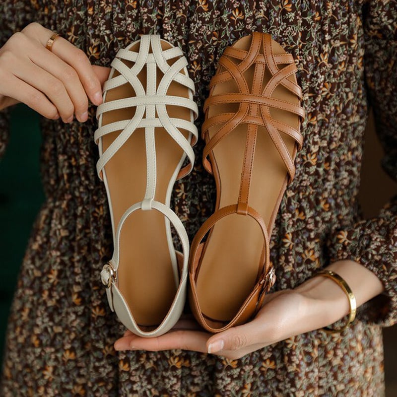 Alden & Archer™| Monroe T-Strap Sandals