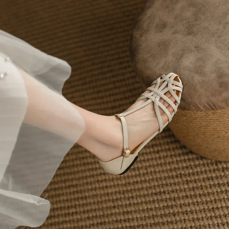 Alden & Archer™| Monroe T-Strap Sandals