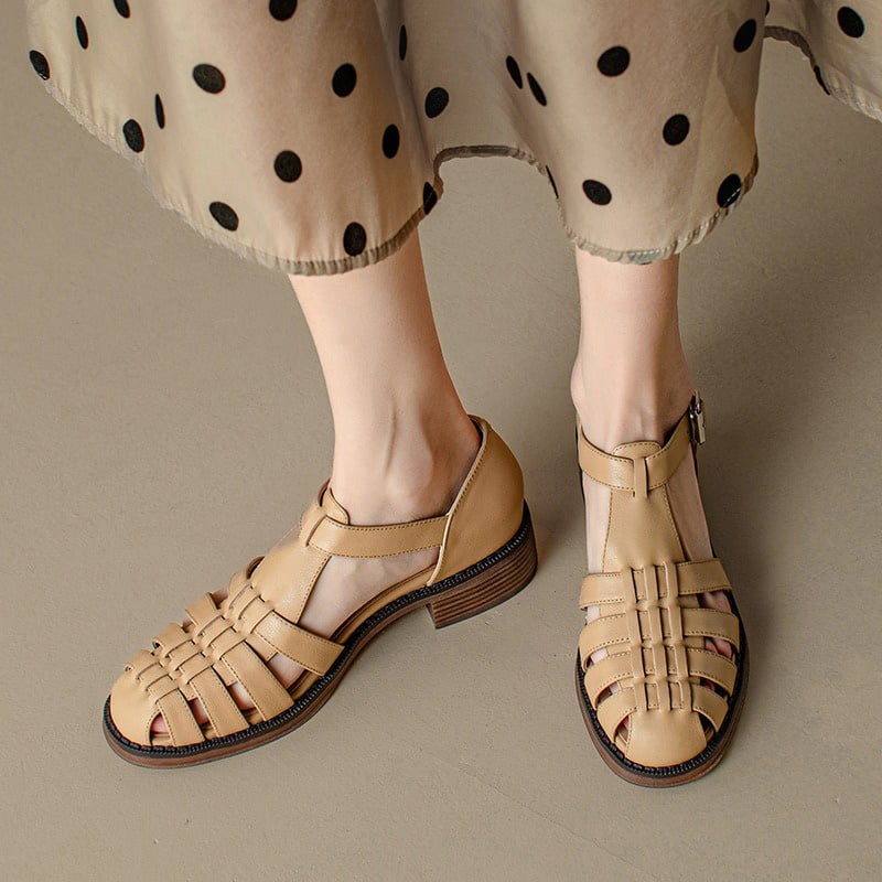 Alden & Archer™ | Eugene T-Strap Sandals