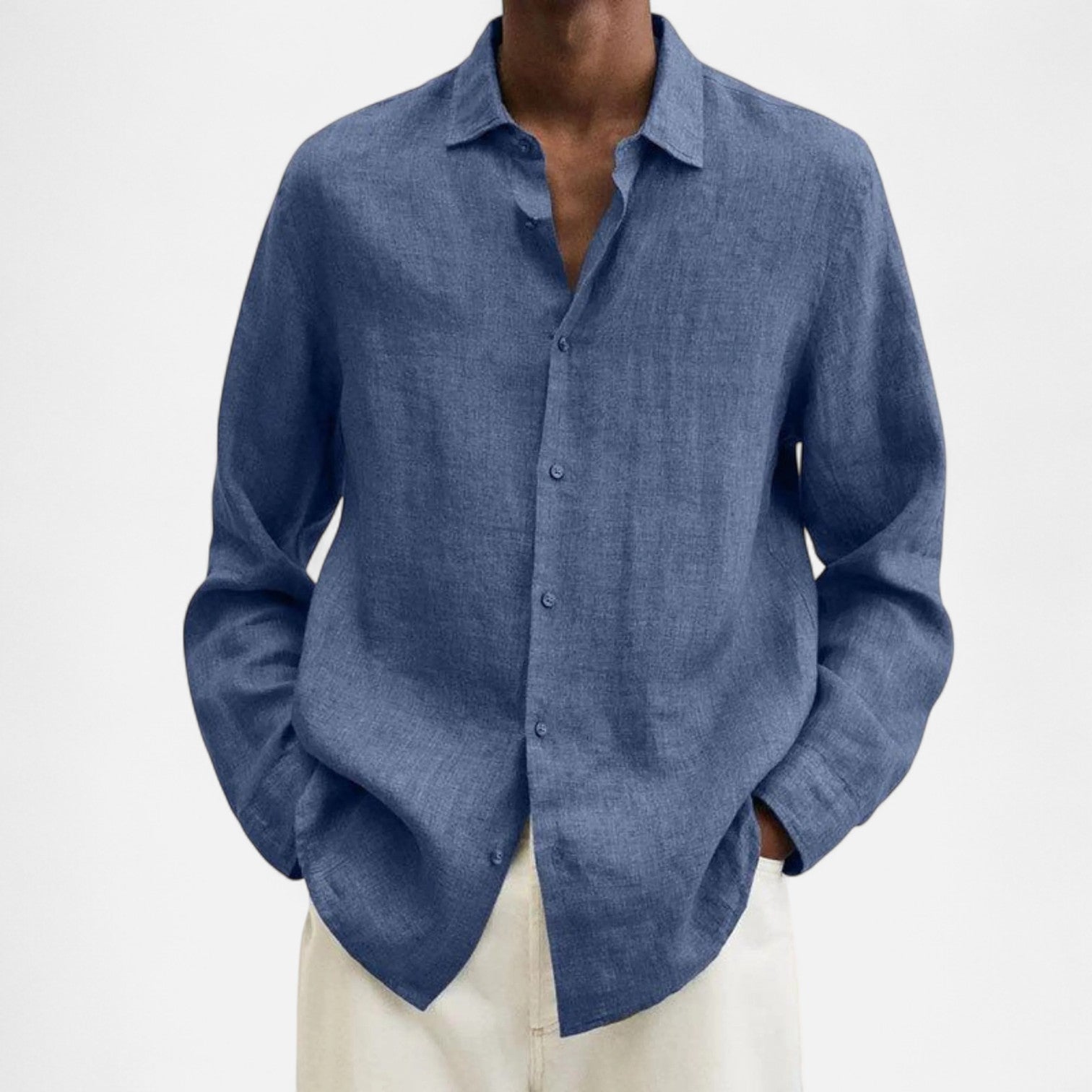 Men’s Classic Fit Linen Shirt – Timeless Comfort, Effortless Sophistication