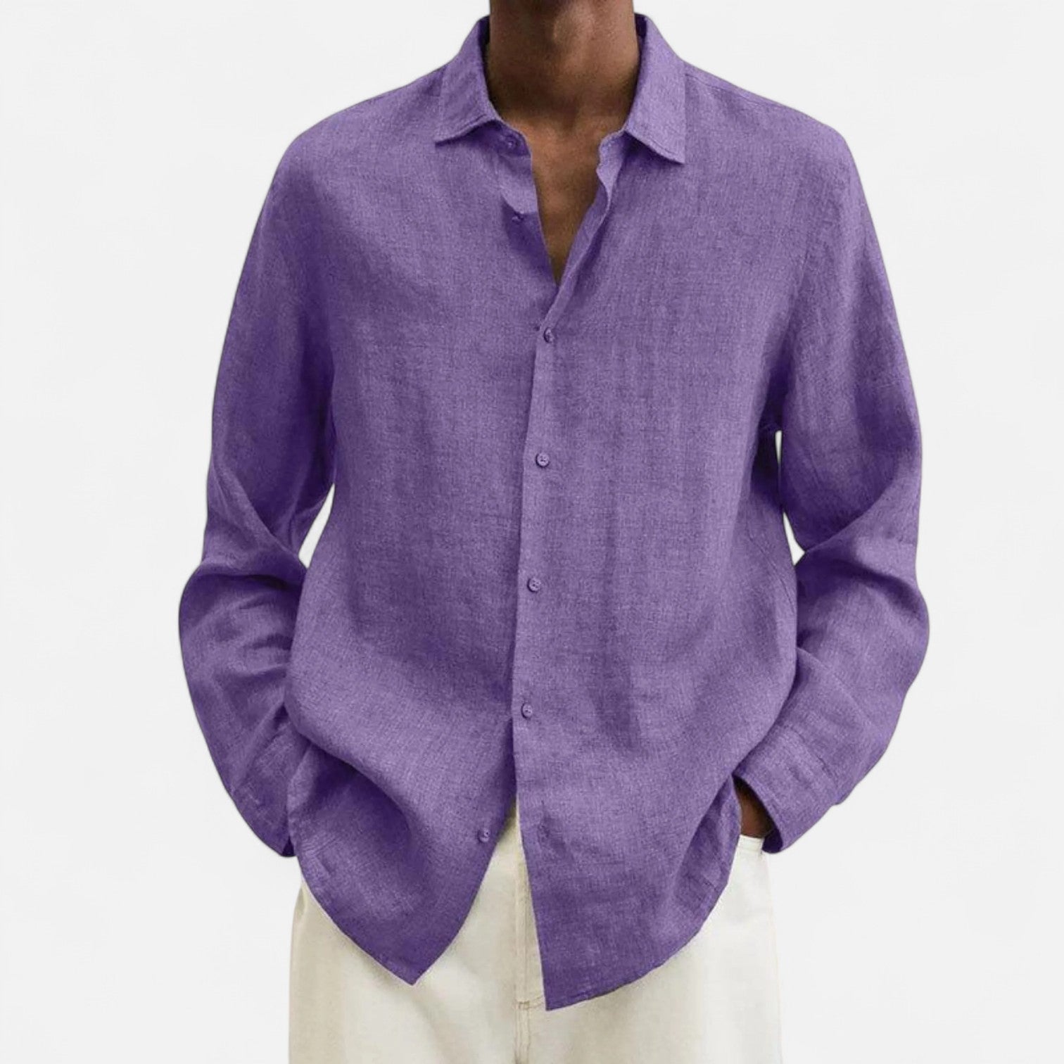 Men’s Classic Fit Linen Shirt – Timeless Comfort, Effortless Sophistication