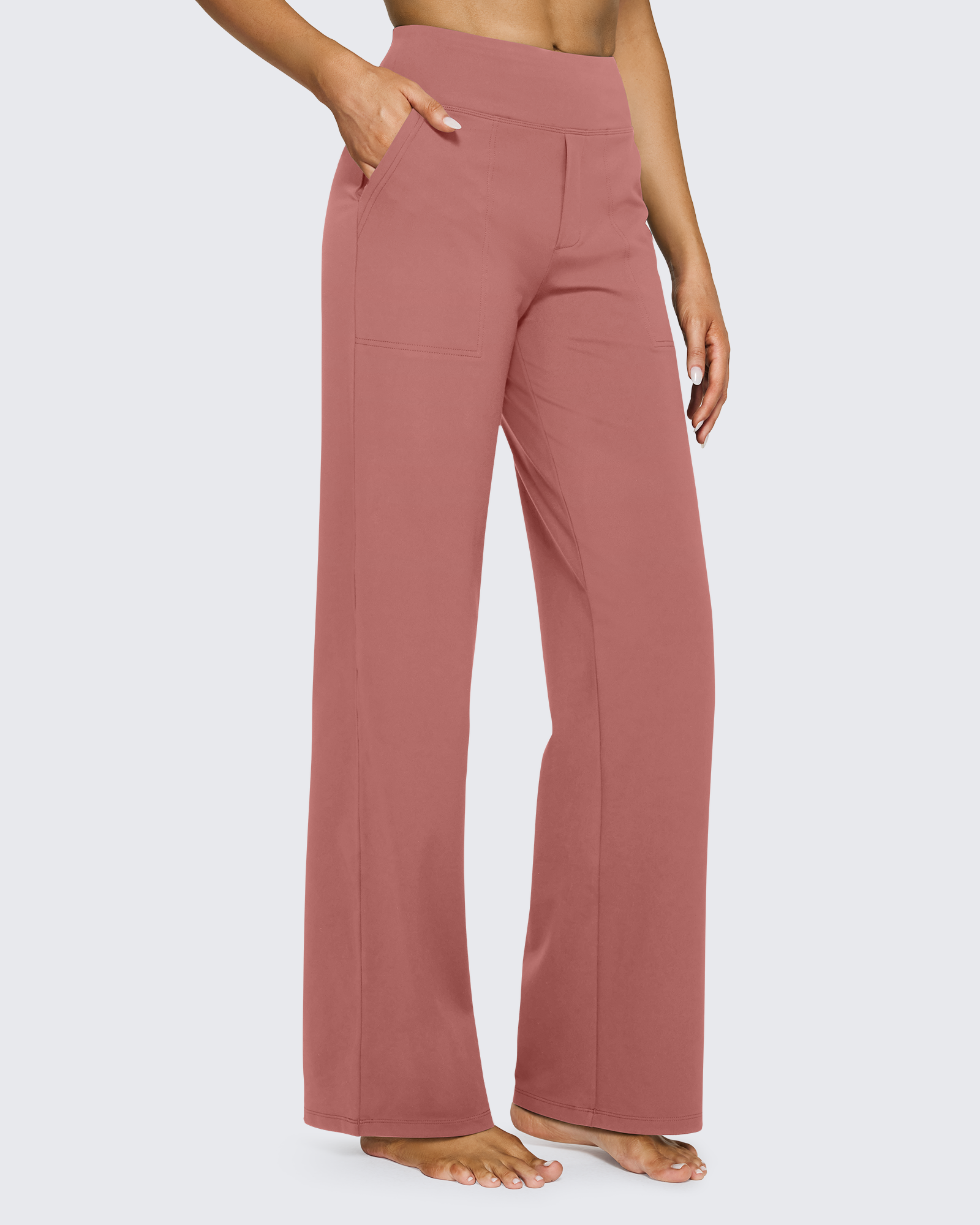 Loose High-Waist Business Casual Pants