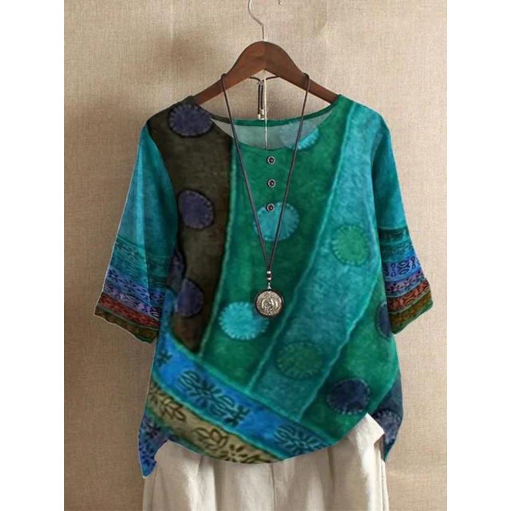 Valarie™ | Colourful Bohemian Top