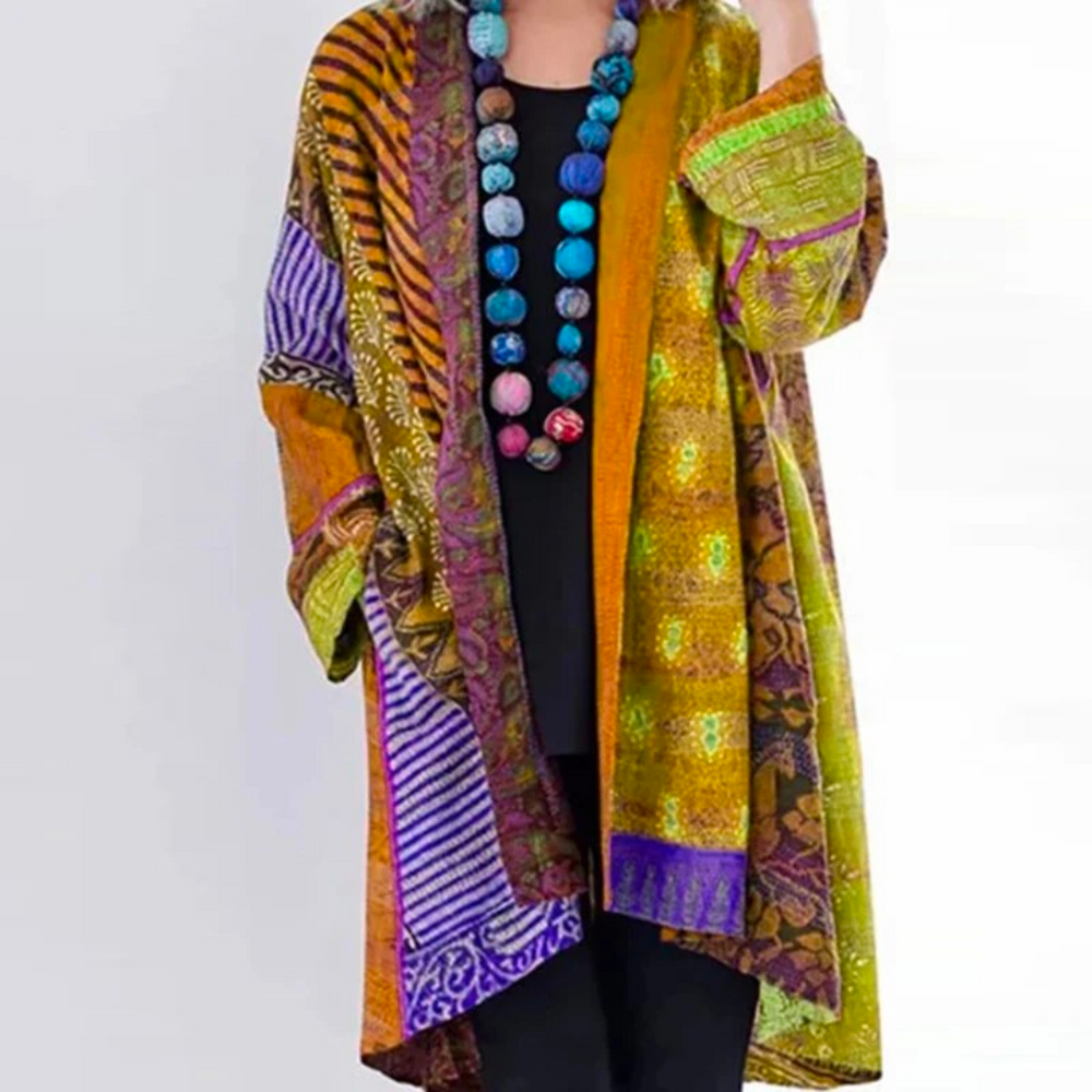 Imogen | Women's Vintage Multicolor Cardigan for Casual Wear