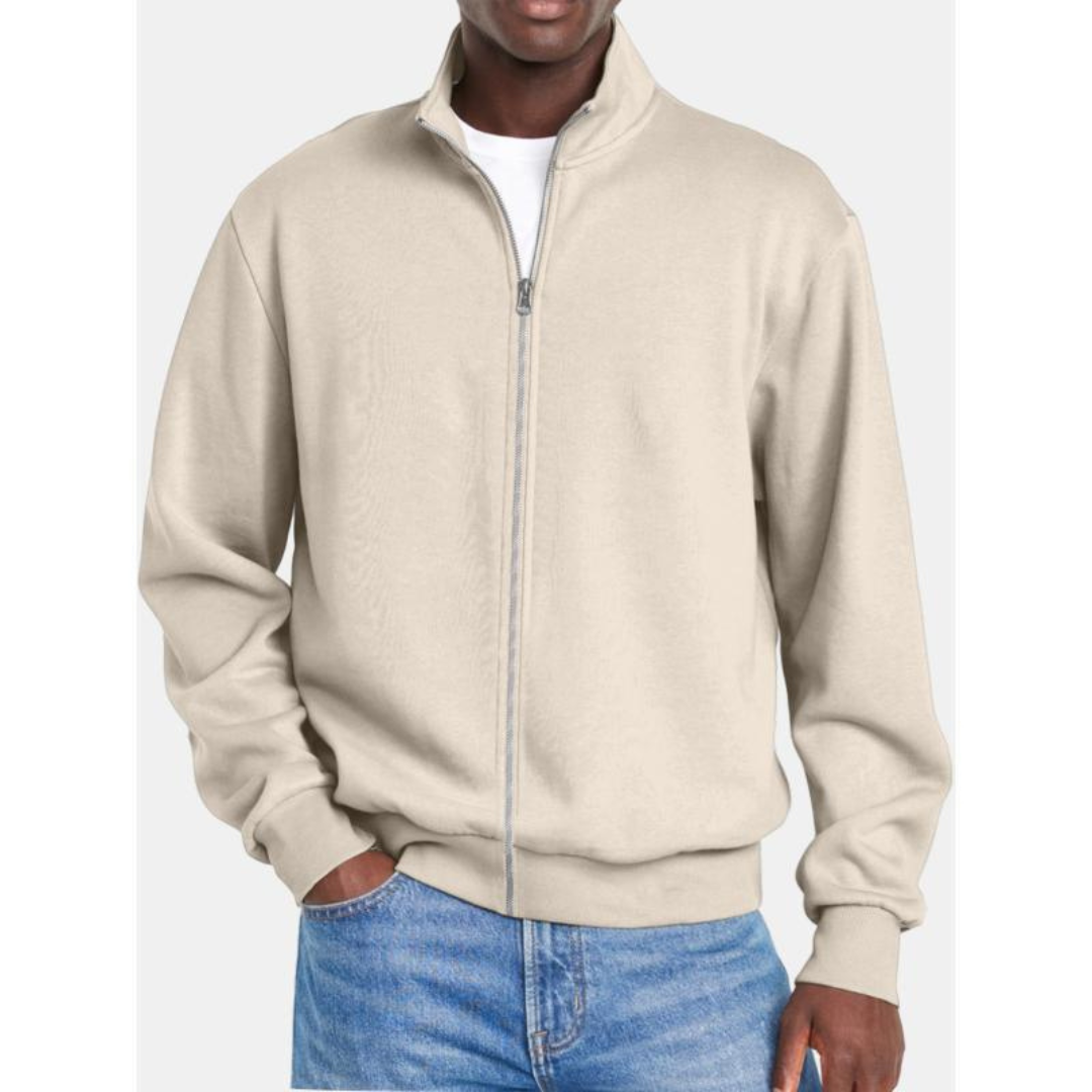 Men's Casual Zip Jacket | Comfortable