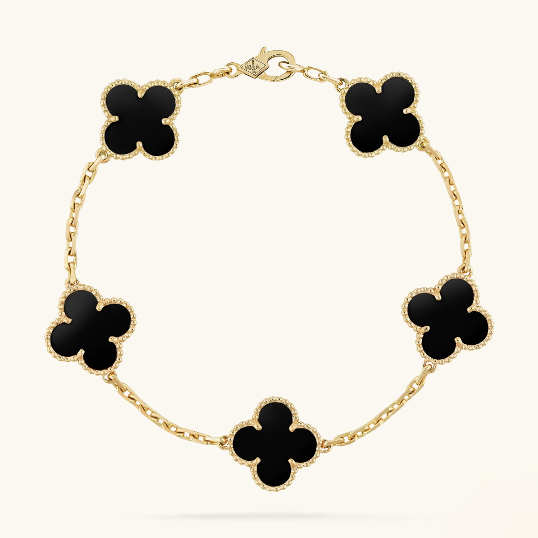 Clover Bracelet (gold finish)
