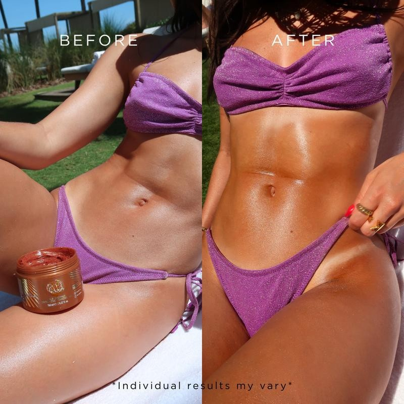 Gold Shimmer Intensive Tanning Gel - 2 pack