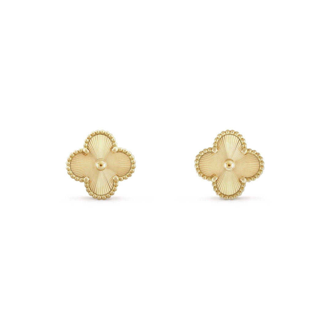 Clover Earrings Gold (gold finish)