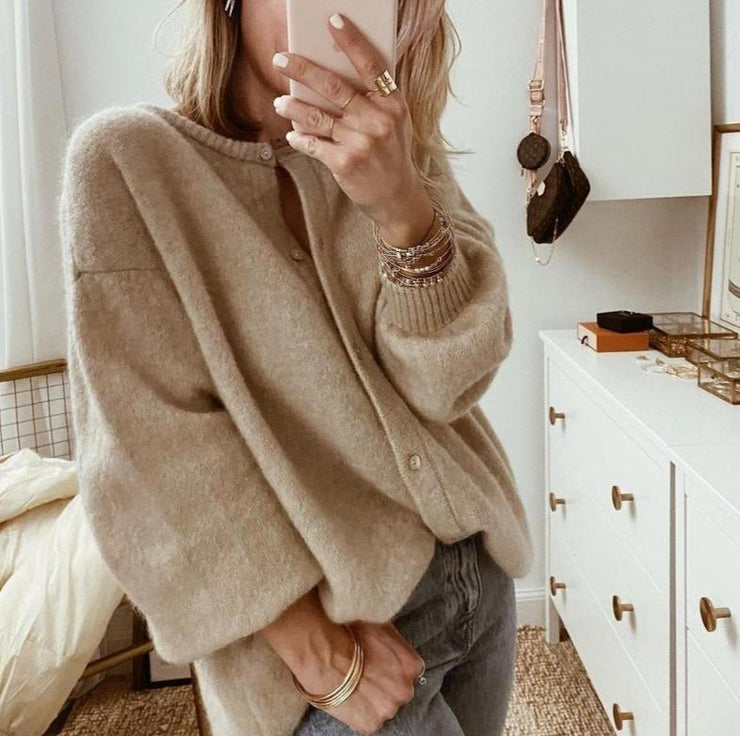 Violet | Women's Button-Up Knit Cardigan