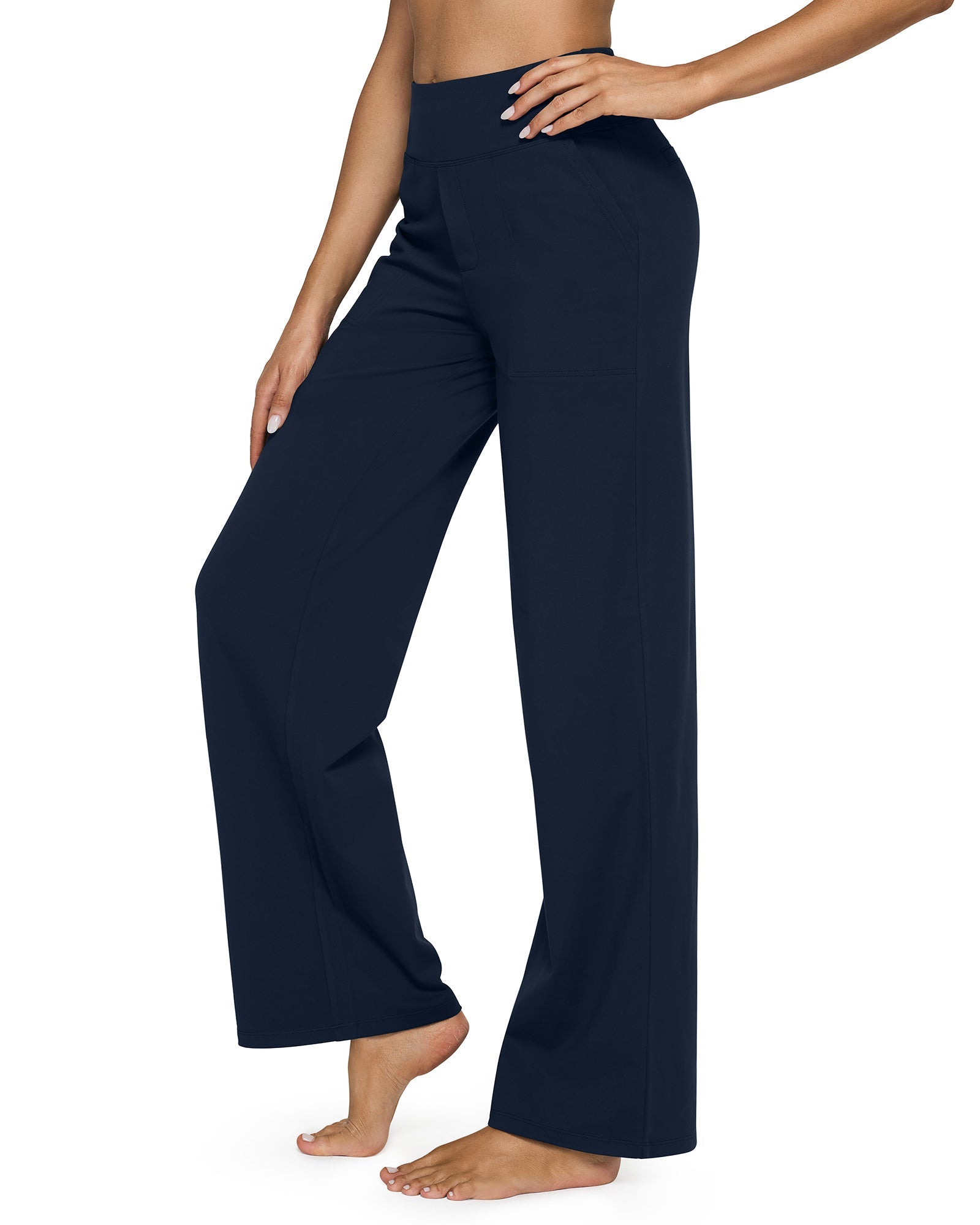 Loose High-Waist Business Casual Pants