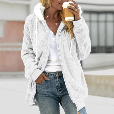 Megan | Hooded Teddy Jacket for Extra Warmth