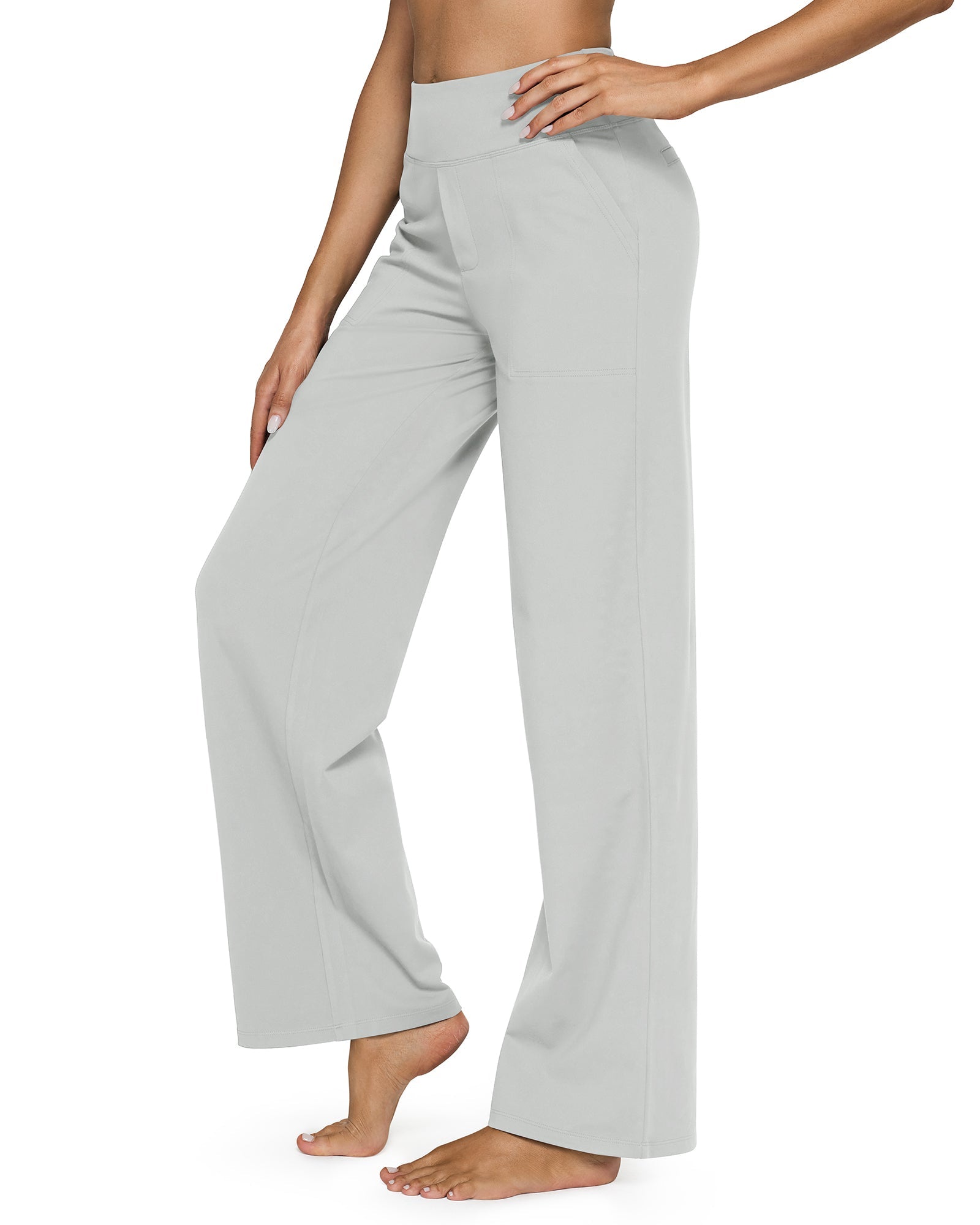 Loose High-Waist Business Casual Pants