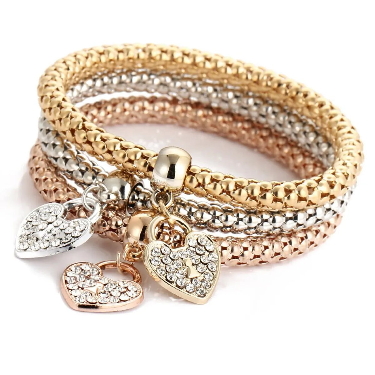 Simple Elastic Bracelet (Alloy Finish)