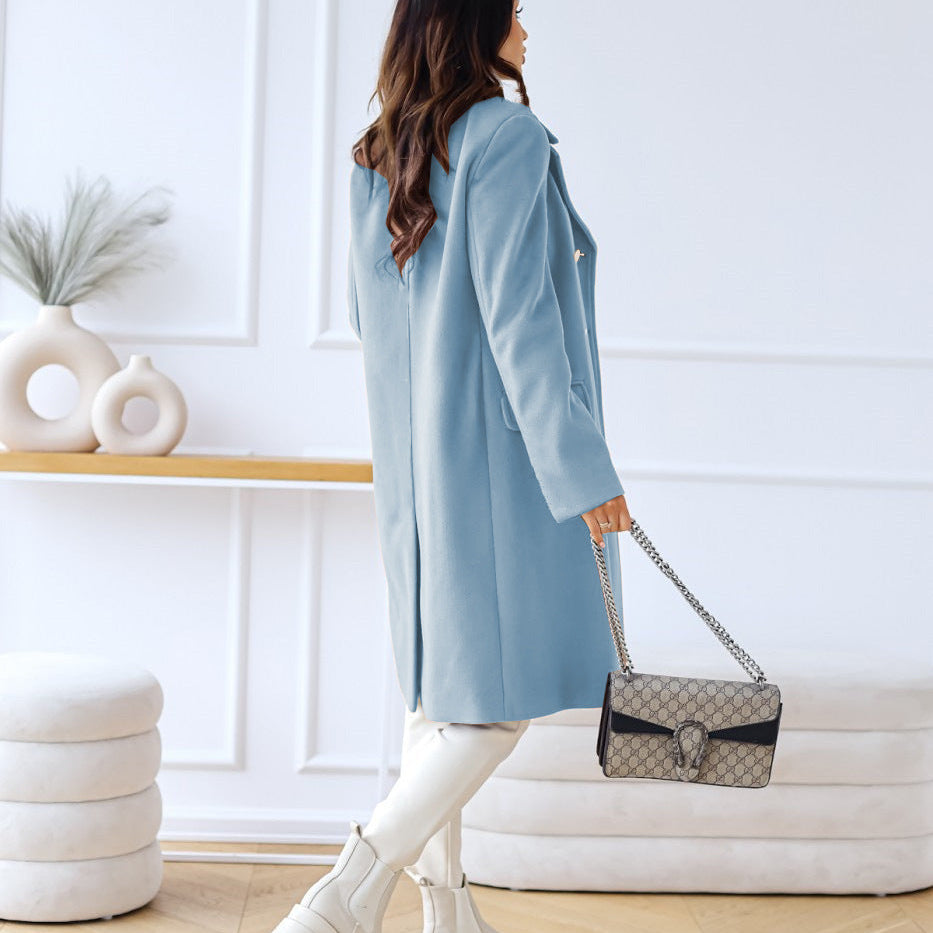 Chloe | Women's Classic Double-Breasted Trench Coat