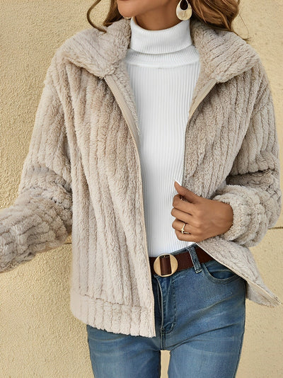 Faith | Elegant Teddy Jacket for Warm Days
