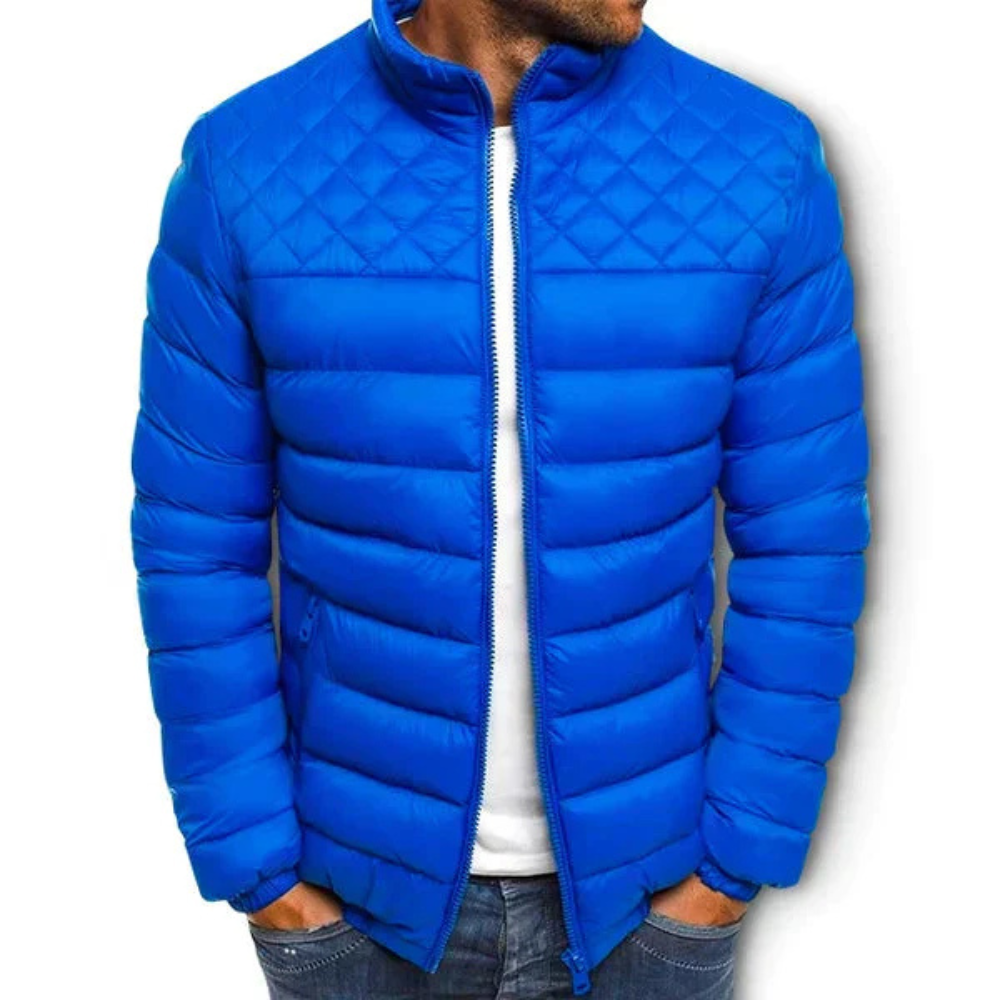 Men's Quilted Puffer Jacket | Warm