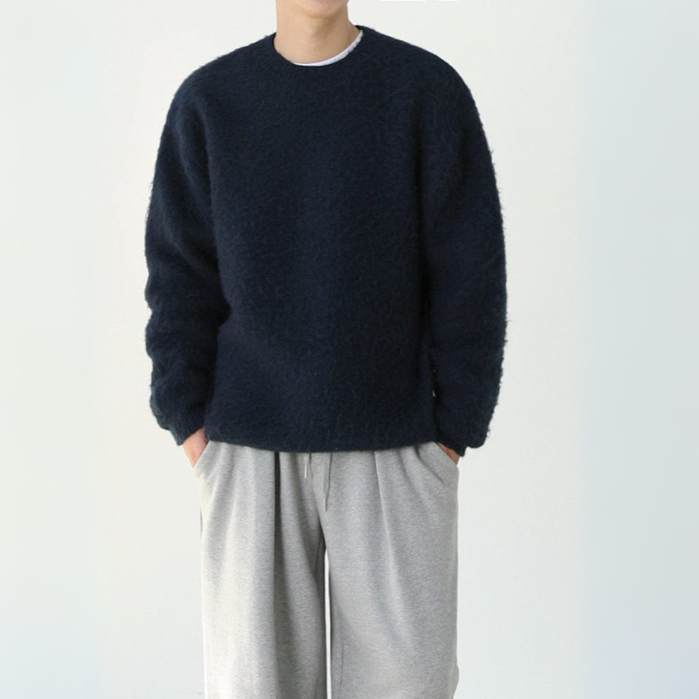 Men's Thick Knit Sweater | Warm