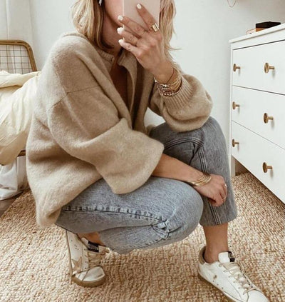 Violet | Women's Button-Up Knit Cardigan