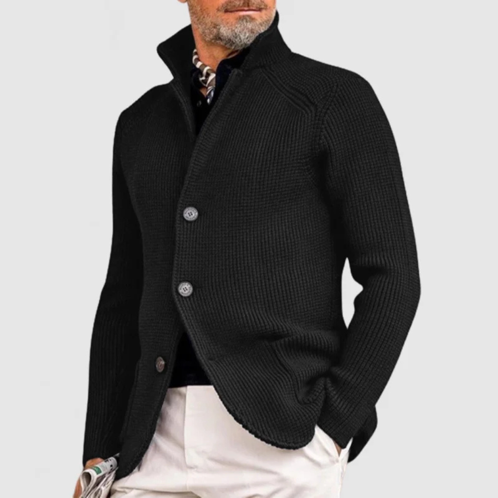 Men's Ribbed Knit Cardigan | Casual