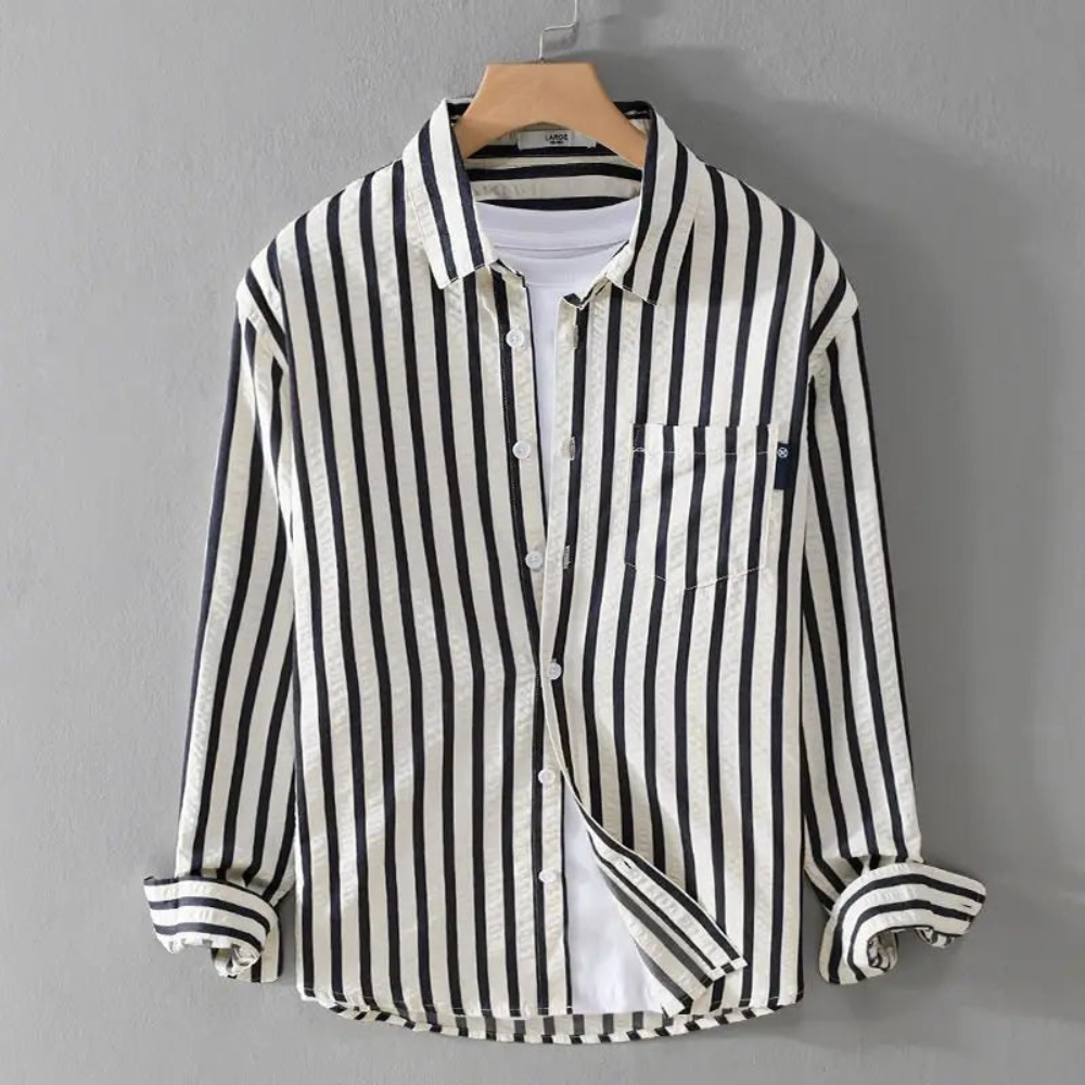 Men's Lightweight Striped Shirt | Versatile