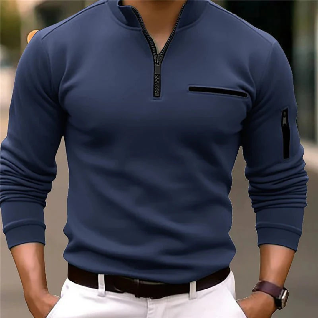 Men's Sporty Zip Shirt | Casual