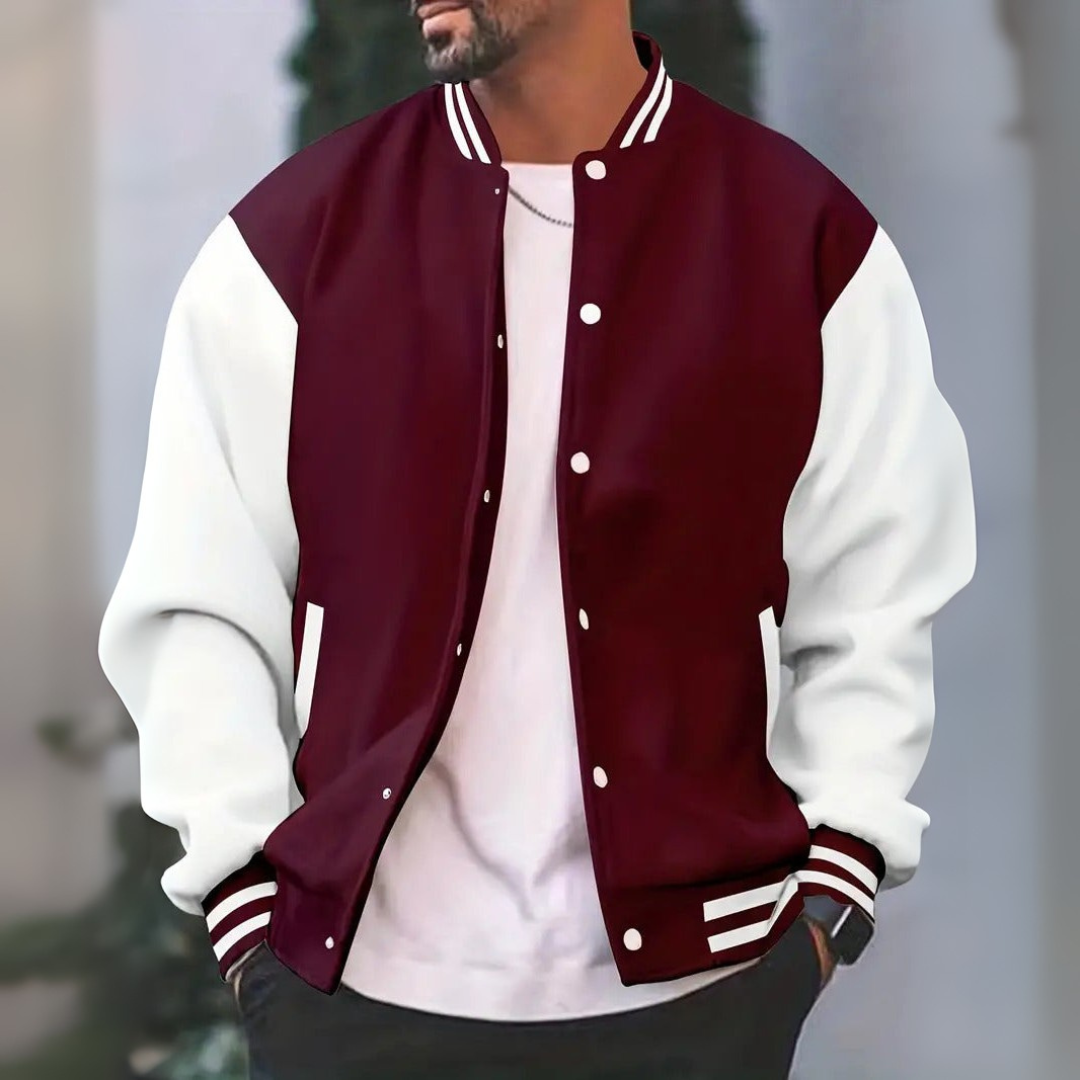 Men's Varsity Bomber Jacket | Casual