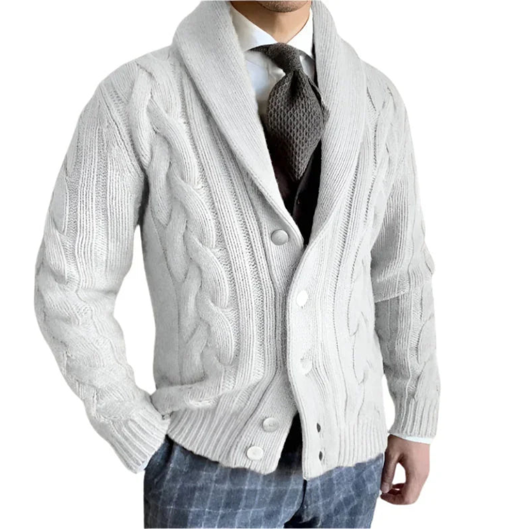 Men's Cable Knit Cardigan | Casual