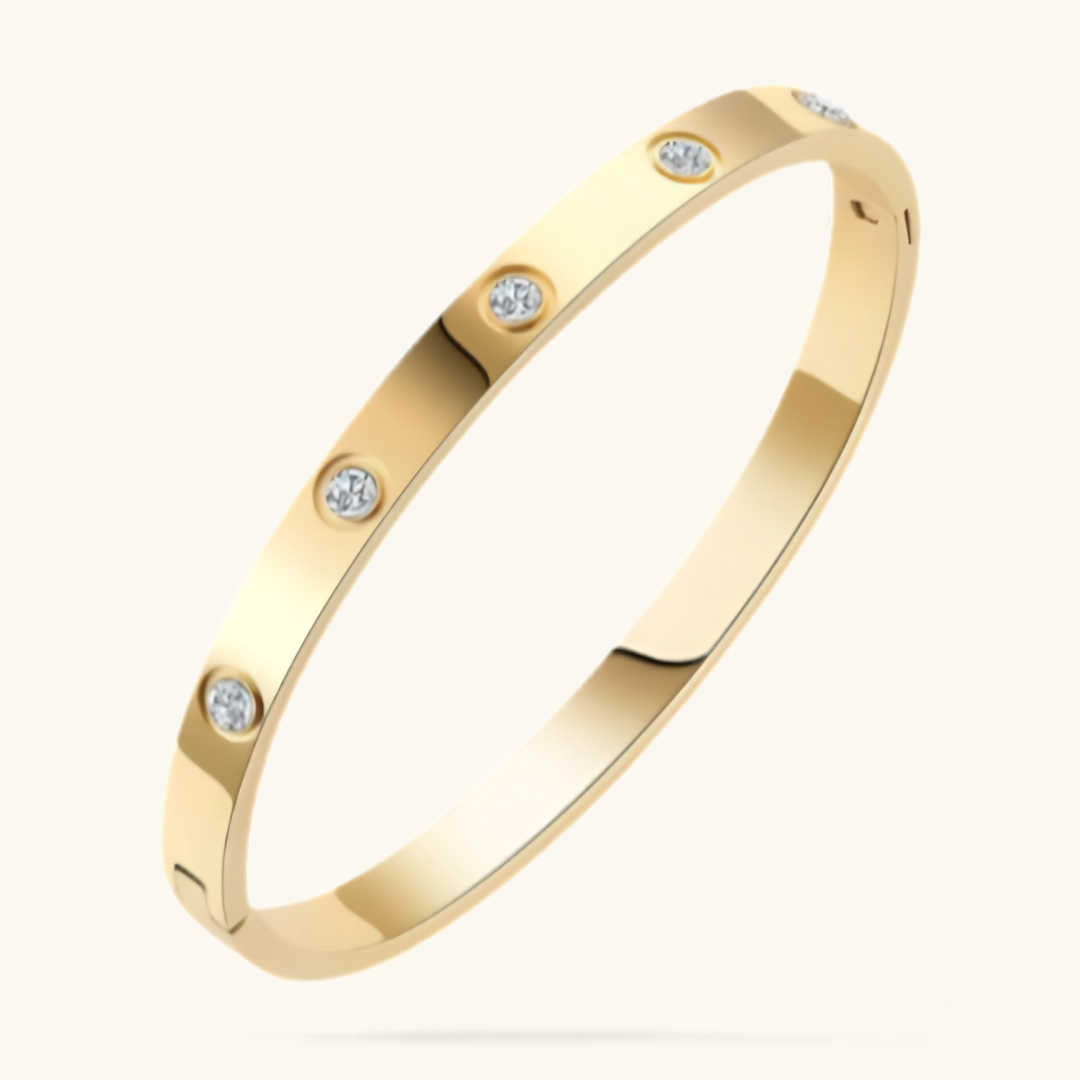 Eternity Bracelet (gold finish)