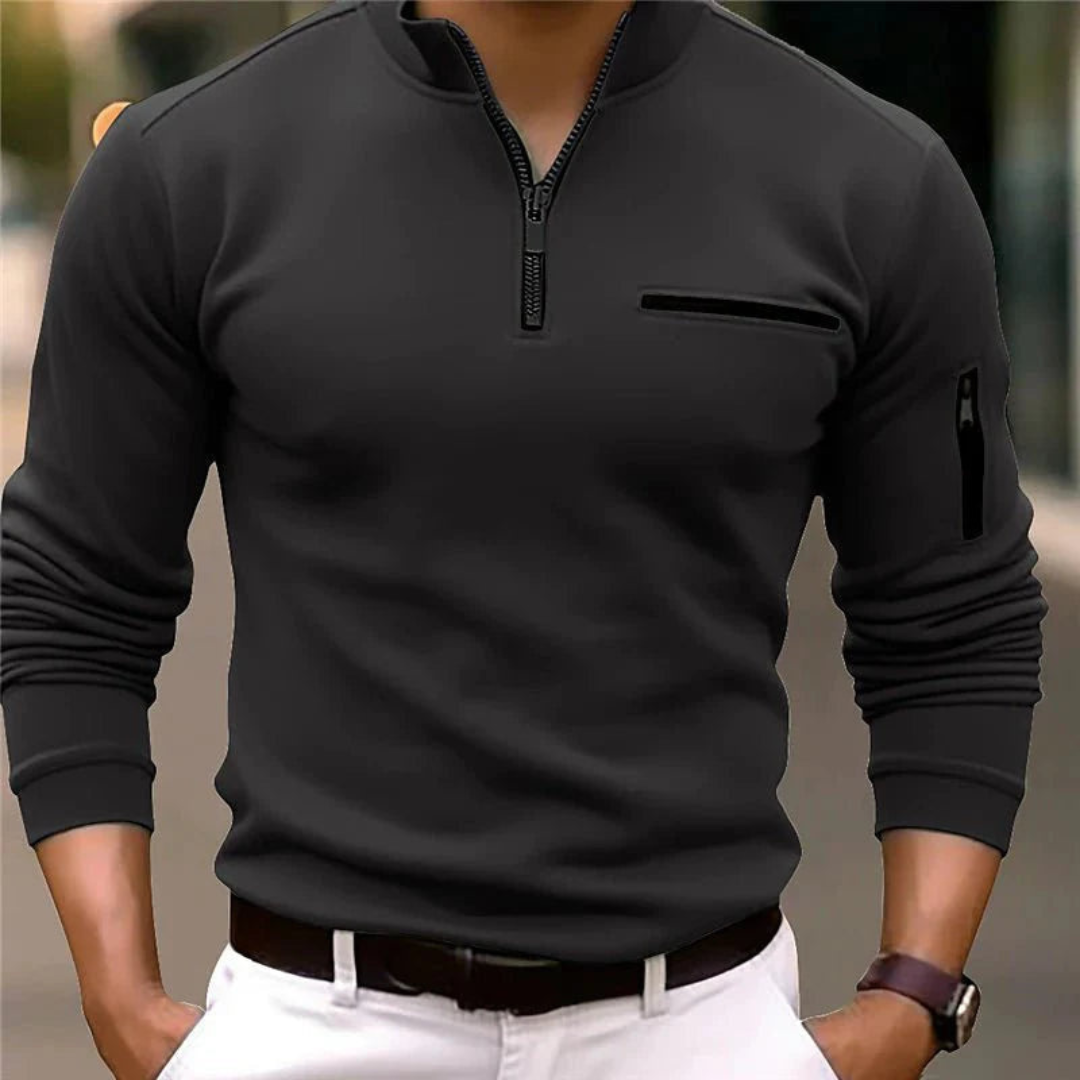 Men's Sporty Zip Shirt | Casual