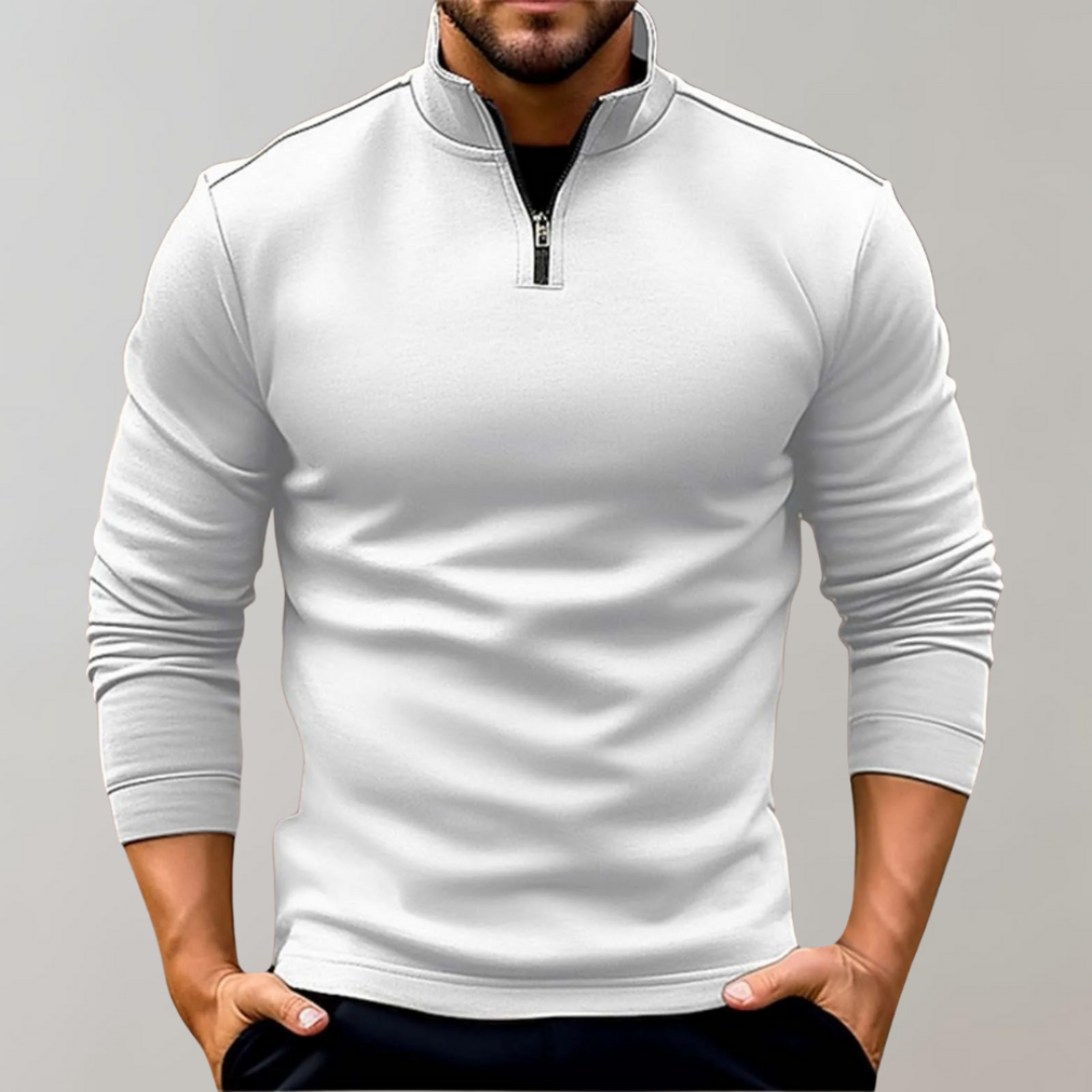 Luke | Men's Zip Neck Sweater | Casual