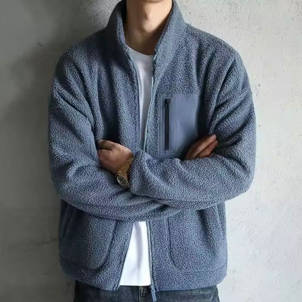 Men's Winter Fleece Jacket | Warm