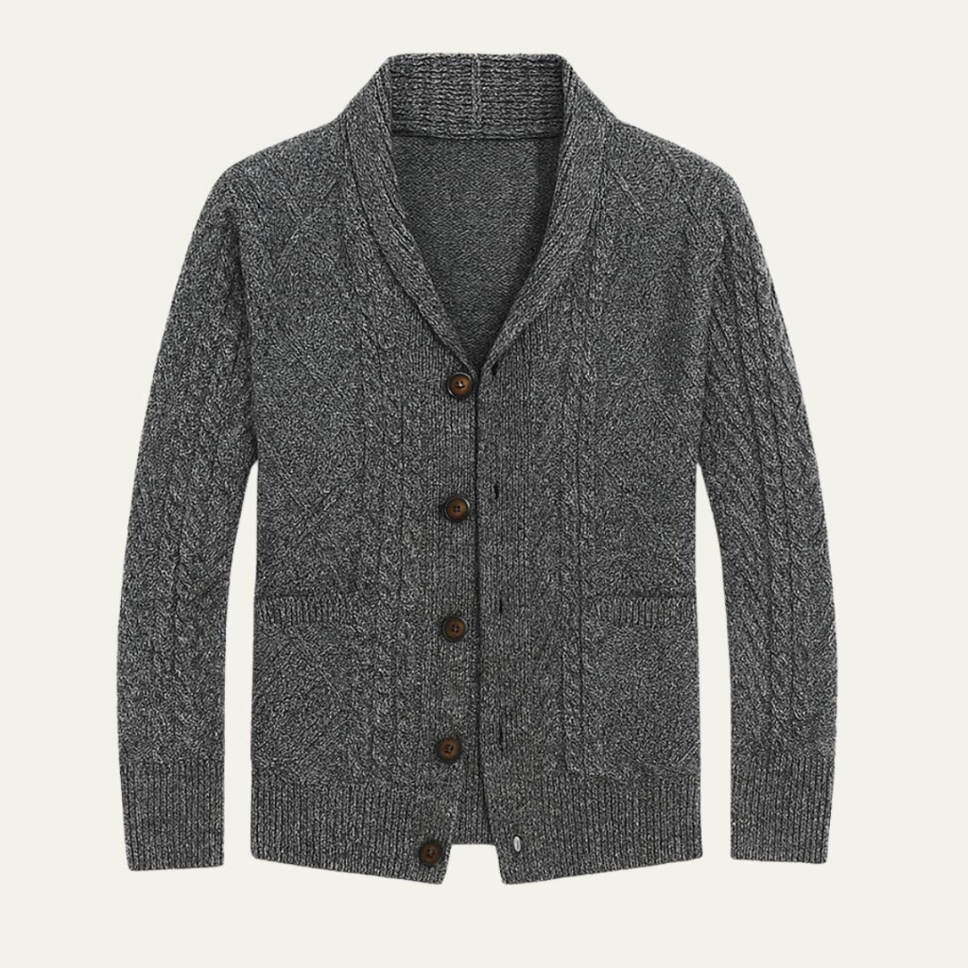 Men's Cable Knit Cardigan | Winter