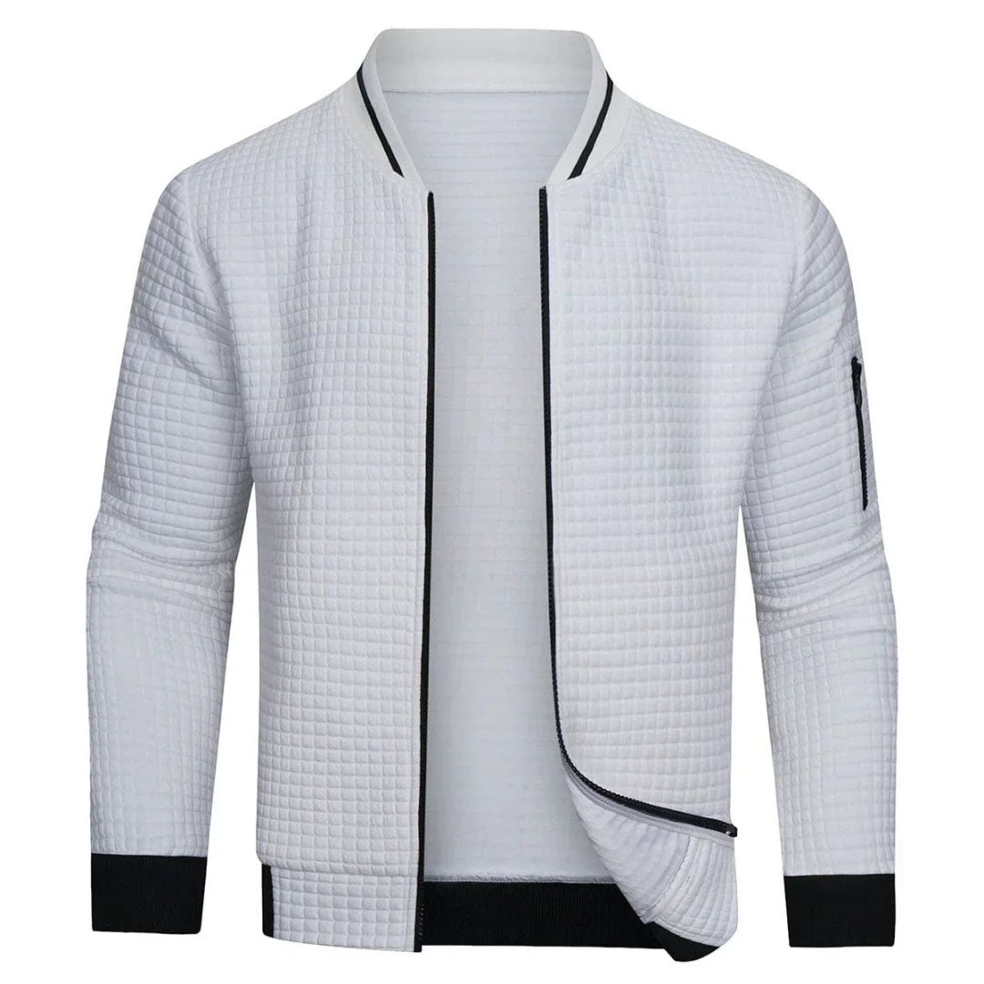 Men's Quilted Bomber Jacket | Casual