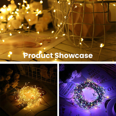 LED Christmas Copper String Lights