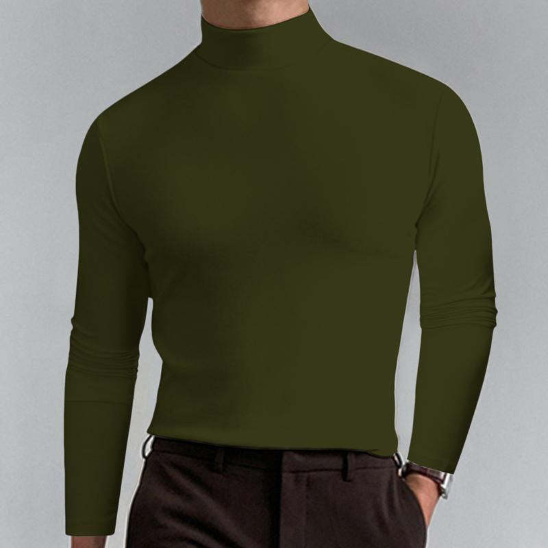 Men's Slim Fit Turtleneck Sweater | Stylish