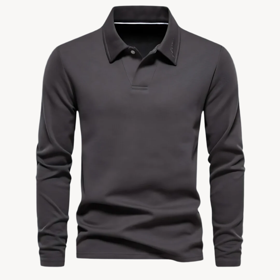 Men's Long Sleeve Polo Shirt | Casual