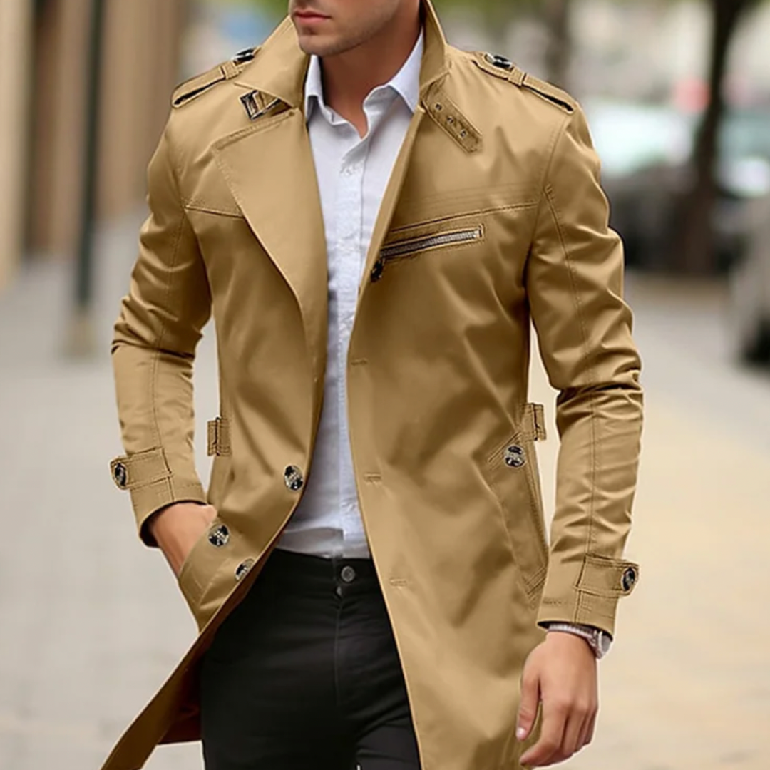 Men's Modern Trench Coat | Timeless