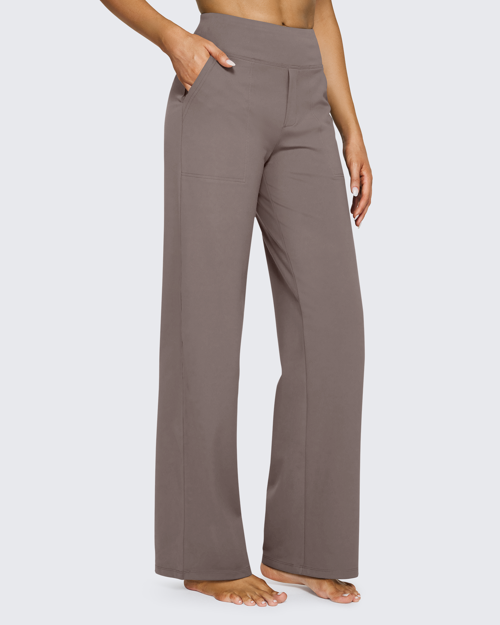 Loose High-Waist Business Casual Pants