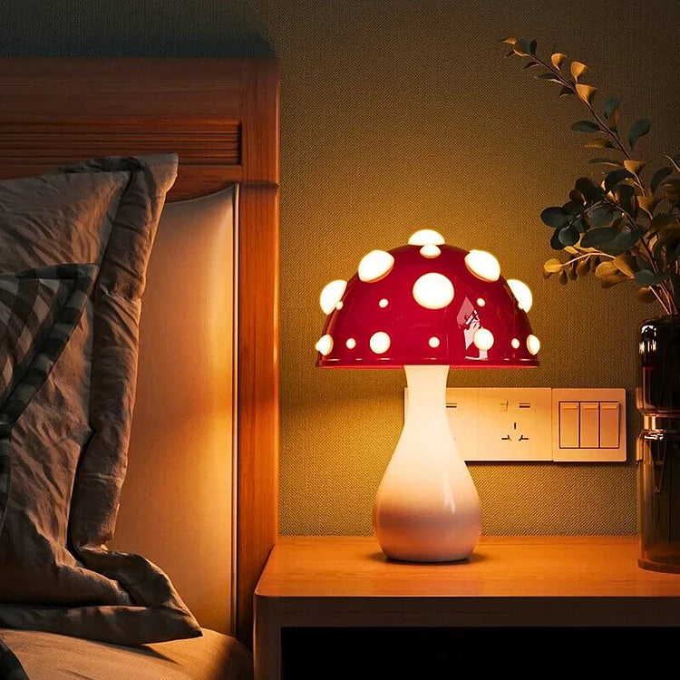 Twinkling toadstool table lamp