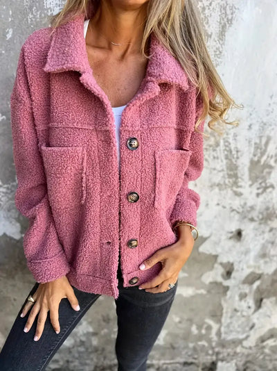 Cleo | Long Teddy Coat for a Casual Look