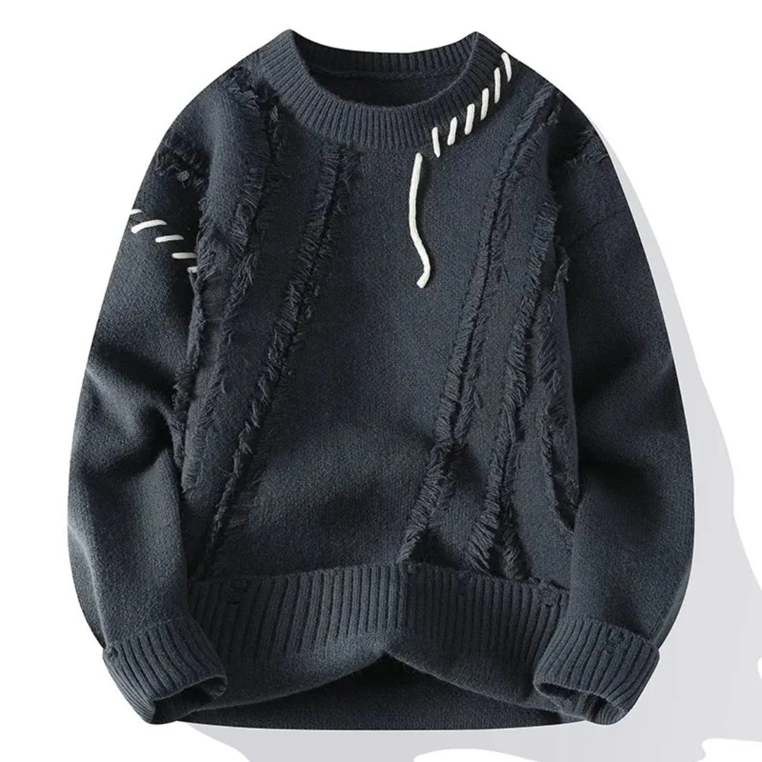 Men's Casual Sweater | Ribbed
