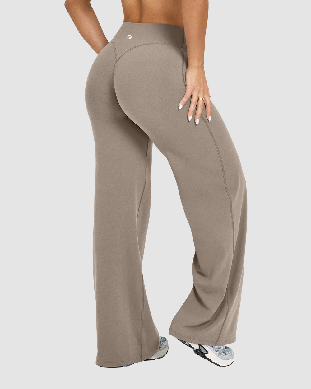 High Waist Stretch Casual Soft Straight Leg Bottoms