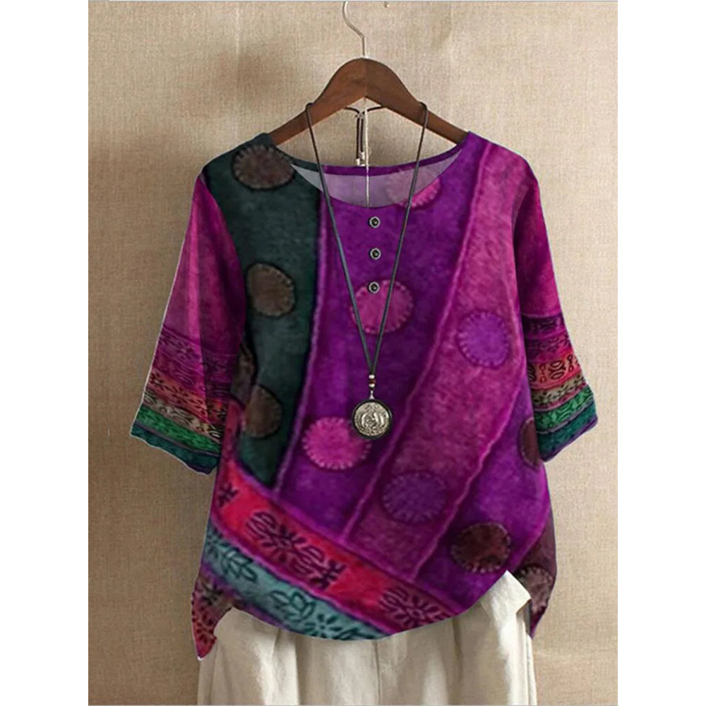 Valarie™ | Colourful Bohemian Top
